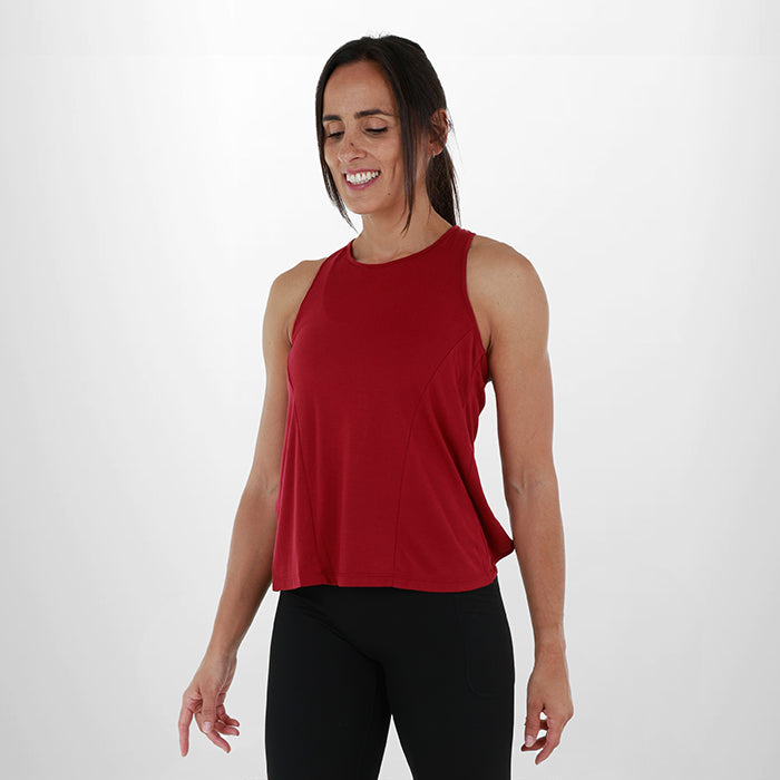Women Fitness Tank - Burgundy