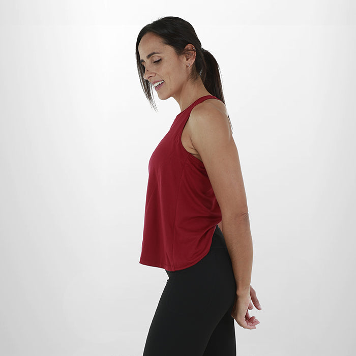 Women Fitness Tank - Burgundy