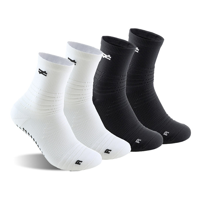 G-ZOX Tech Grip Socks - 4 Pair Set